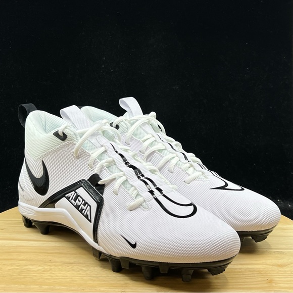 Mens Nike Alpha Menace Varsity 3 Shark Football Cleat Size 10.5 (CV0586-100) - Picture 4 of 10
